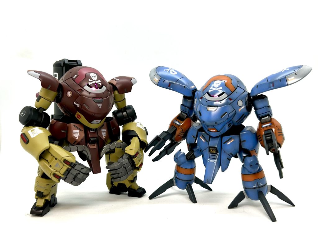 年末に作った一体目のロディと📸実質、ゴッグロディ&ハイゴッグロディですね