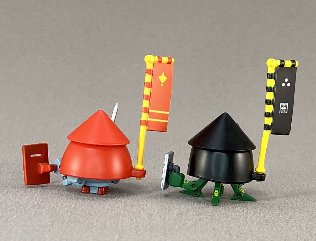 旗と兜のマークはシールを作りました。