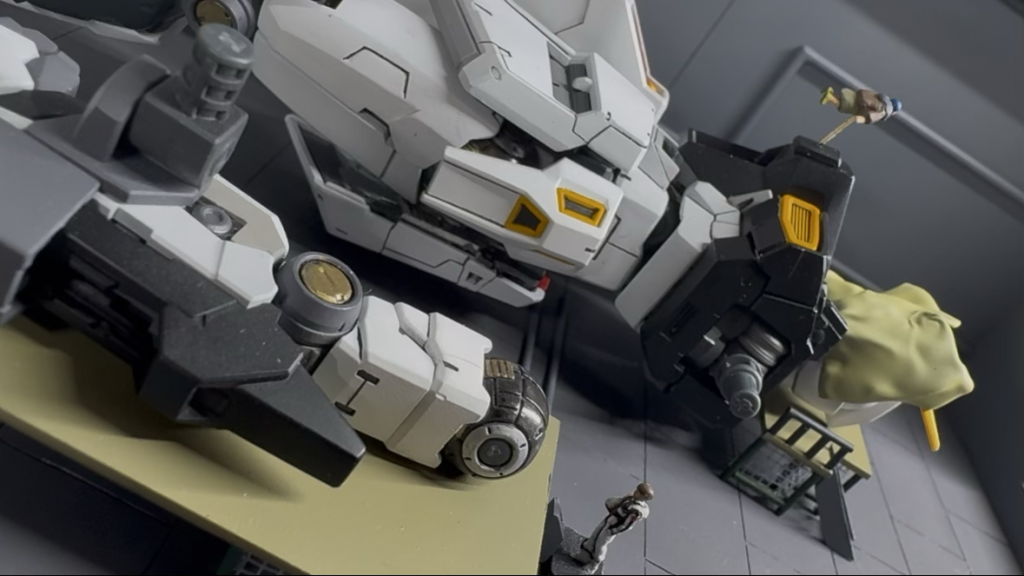 簡易的なジオラマ風なものを作り雰囲気を味わっております