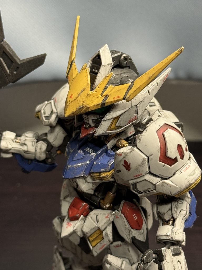 MGSDバルバトス　成形色ウェザリング仕上げ