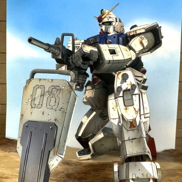 MG 陸戦型ガンダム イラスト風アニメ塗り