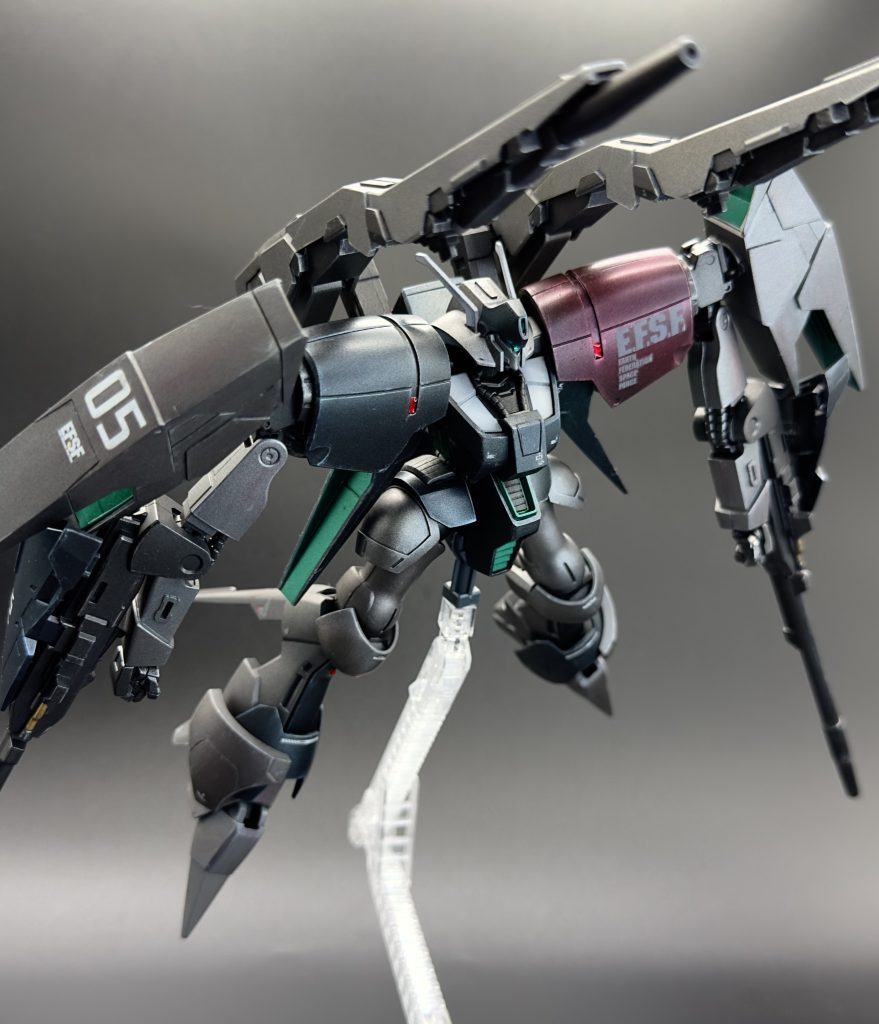 HG バイアランカスタム2号機 メタリック塗装