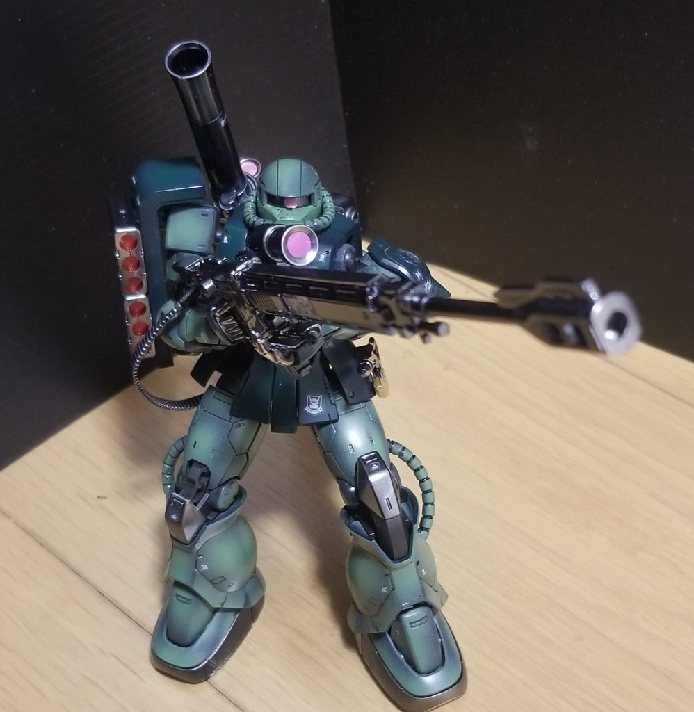 HG ザクⅡ (Origin)–2枚目/制作者：nabewobilly