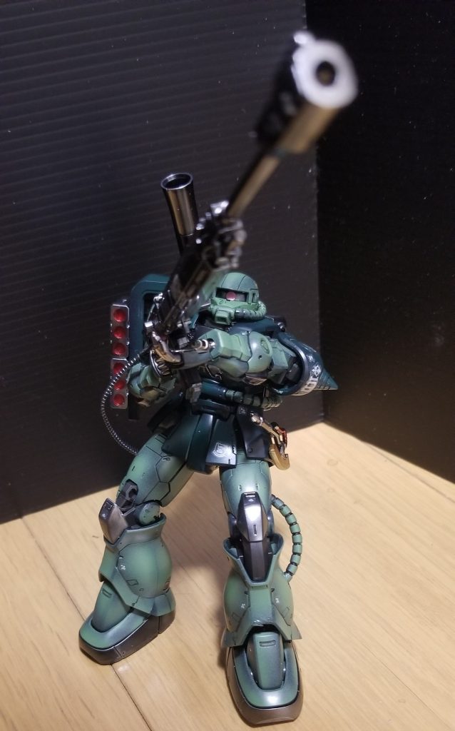 HG ザクⅡ (Origin)–3枚目/制作者：nabewobilly