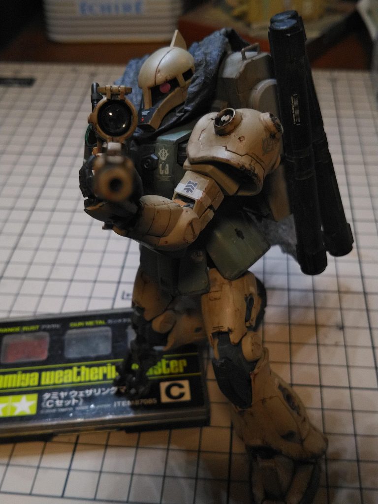 二―パッドも一応使えますポーズ変えると、あちこち塗装がはげるのが悲しい