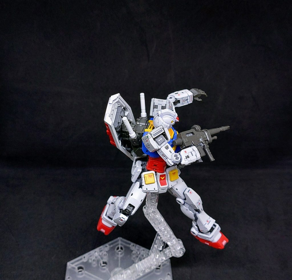 ニュータイプ撃ち風に1枚可動域がすごいので難なく出来るのが良いですよね