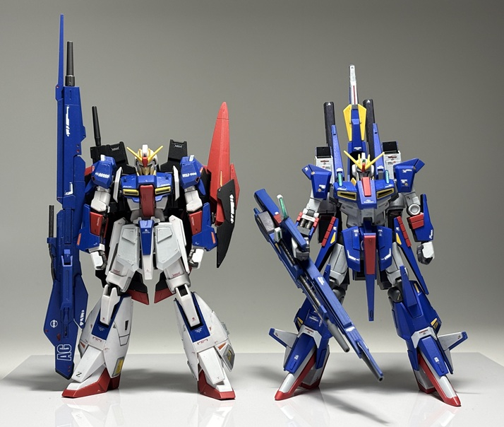 ZガンダムとZIIは別物ですね。