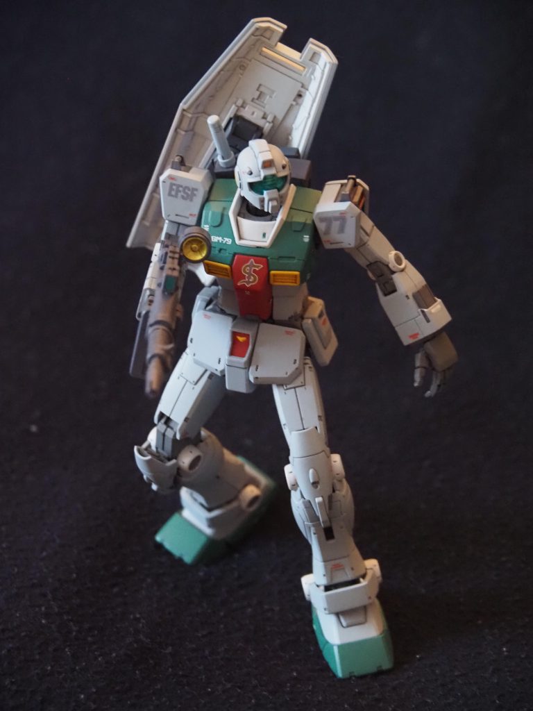 HG 1/144 ジム(スレッガー搭乗機)~ククルス・ドアンの島–5枚目/制作者:MT78