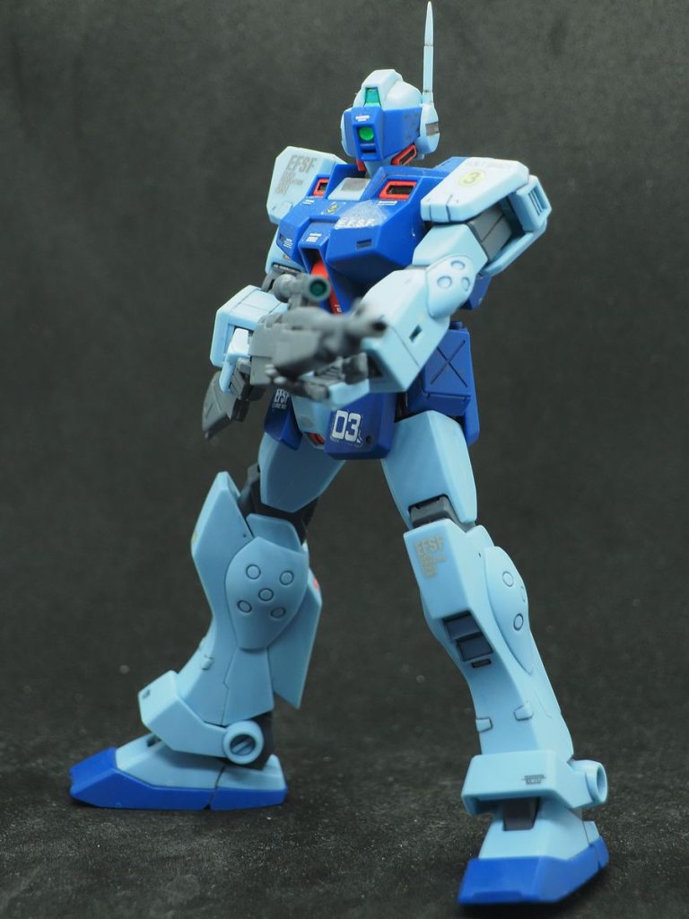 バイザー下した姿も良いです(gundam-kao6)