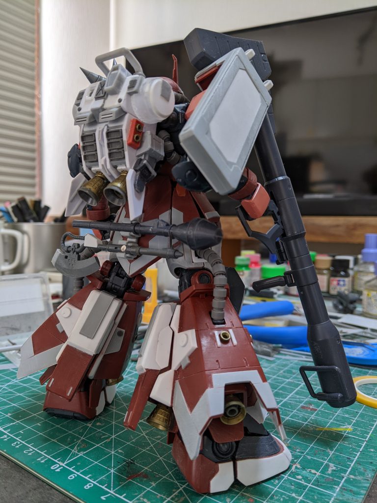 ヒートホーク、はじめは、これでいいかなって思ったのですが、やはり小さく感じたのではじめから、作りました。