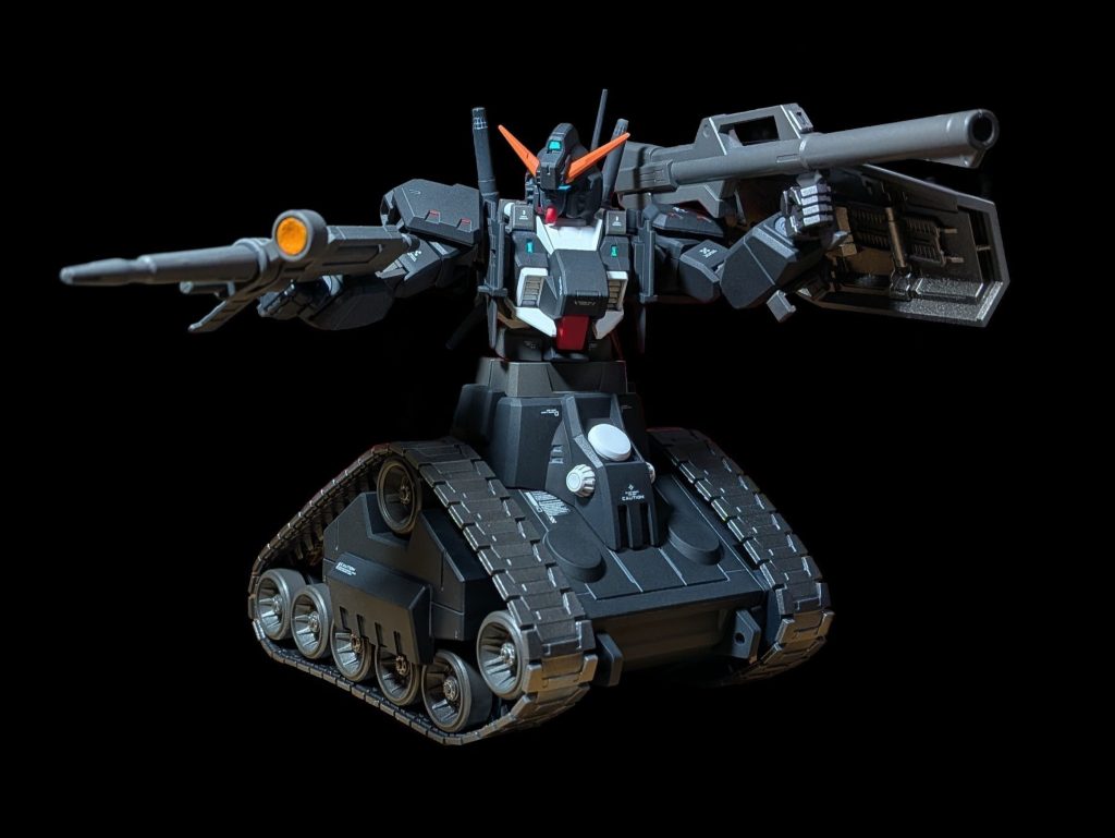 装備があまりにもかわいそうなのでジム改のバズーカも持たせてみました