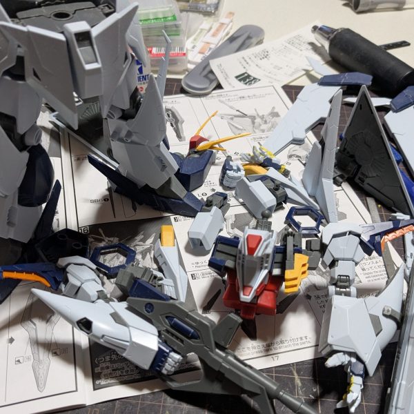 HG 1/144 クスィーガンダム 製作中その2