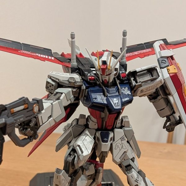 MG　GAT-X105　エールストライクガンダムVer.RM 筆塗り全塗装