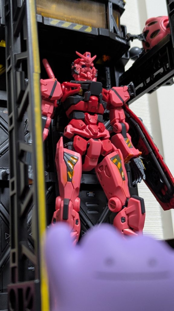 【初投稿】赤いガンダム　部分塗装