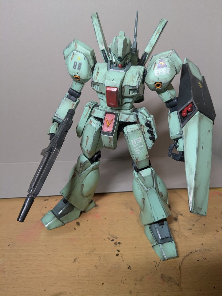 MGジェガン簡単ウェザリングフィニッシュ