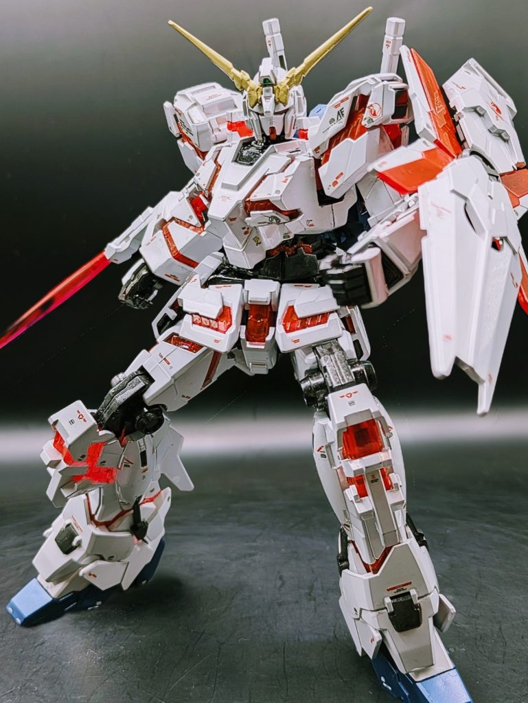 HGユニコーンガンダム デストロイモード『初の光りモノ❗️…色々残念💦』