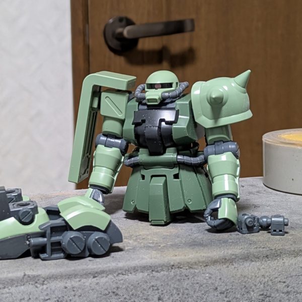 ザクIIF2型ジオン軍仕様製作中!