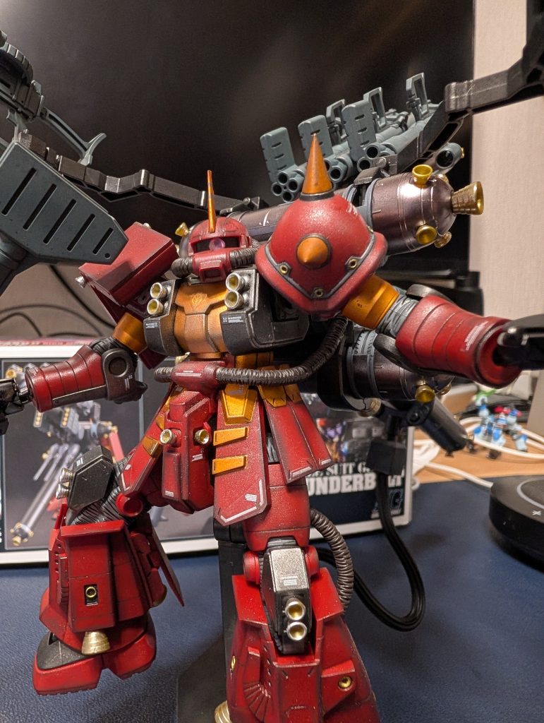 HG　サイコザク　軽くウェザリング