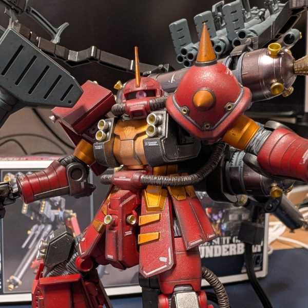 HG　サイコザク　軽くウェザリング