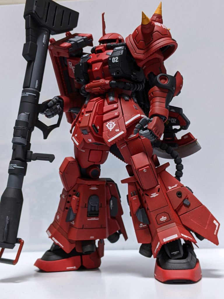 前のジョニーザクよりも、スタイリッシュかつマッチョで、自分は、こっちのほうが好きです（笑）