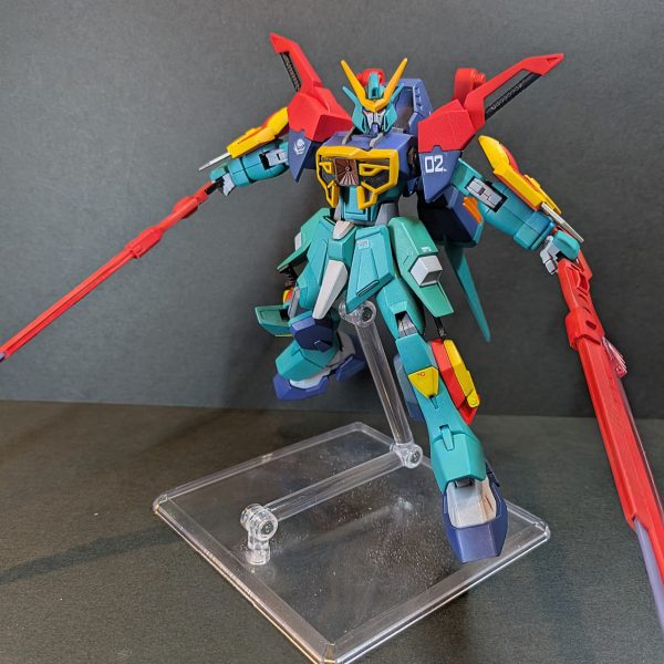 前回製作したカラミティの派生です。たまたまキットが見つかったので組み付けましたが、作り込みにはミキシングも色分けも難しいキットに感じました。（6枚目）