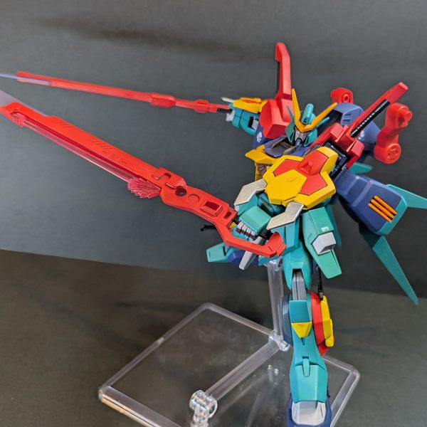 前回製作したカラミティの派生です。たまたまキットが見つかったので組み付けましたが、作り込みにはミキシングも色分けも難しいキットに感じました。（3枚目）