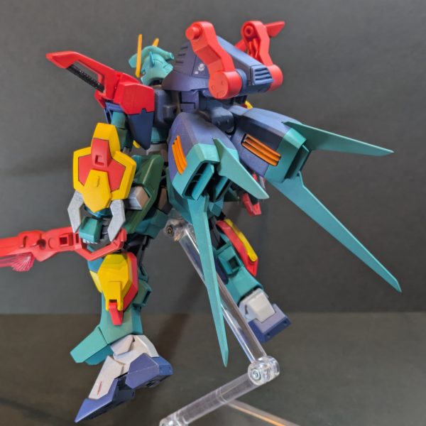 前回製作したカラミティの派生です。たまたまキットが見つかったので組み付けましたが、作り込みにはミキシングも色分けも難しいキットに感じました。（5枚目）