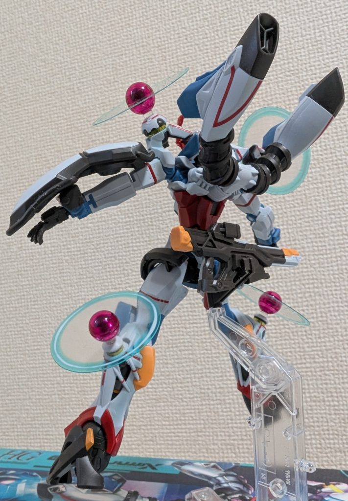 ジフレド同様、追加パーツでライフルもマウント可能です。