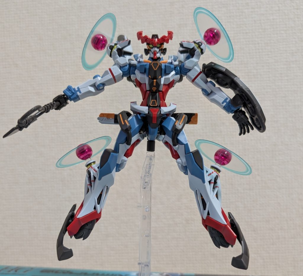 素組＆シール貼りのみです。それでも、やっぱりカッコ良く仕上がってます（流石新作キット）ｗｗ