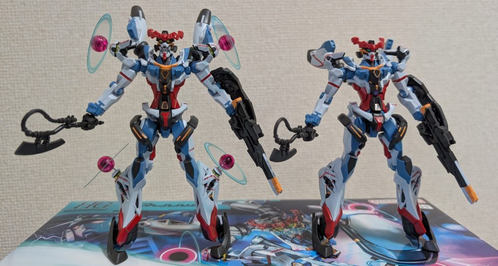 「無印ジークアクス」と比較やはり追加パーツも有って、ボリュームアップしてますねｗｗ