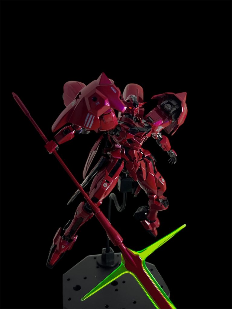 ・エアリアル・エアリアル改修型・ディランザ　グエル機・ミスサザビー4体ミキシングです本当は水星の魔女のみの機体でミキシングしたかったのですが、バックパックがなかなか思い付かなくて、ミスサザビーになりました