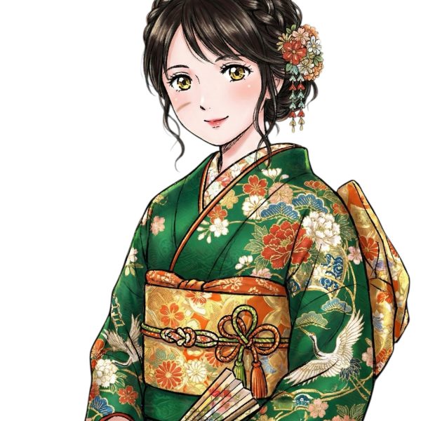 振袖描けないので、AIに描いてもらいました。チタは……七五三？(gundam-kao2)ミヤギは一発目の指示では時代劇風にされてしまいました笑最後の一枚。舞子はん風？ミヤギです笑（3枚目）