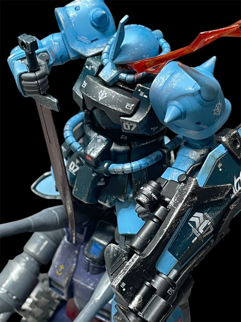 HG グフカスタム　震える山　前編–5枚目/制作者：@積み機クズ師