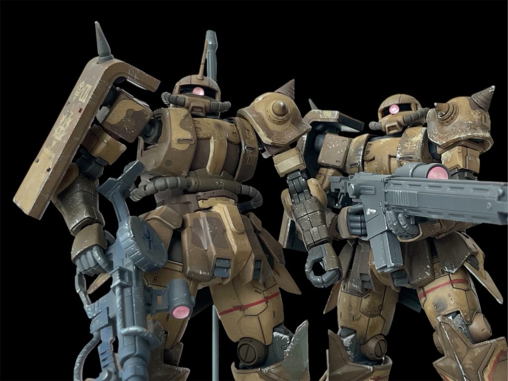 同時作成したウォルド機と。