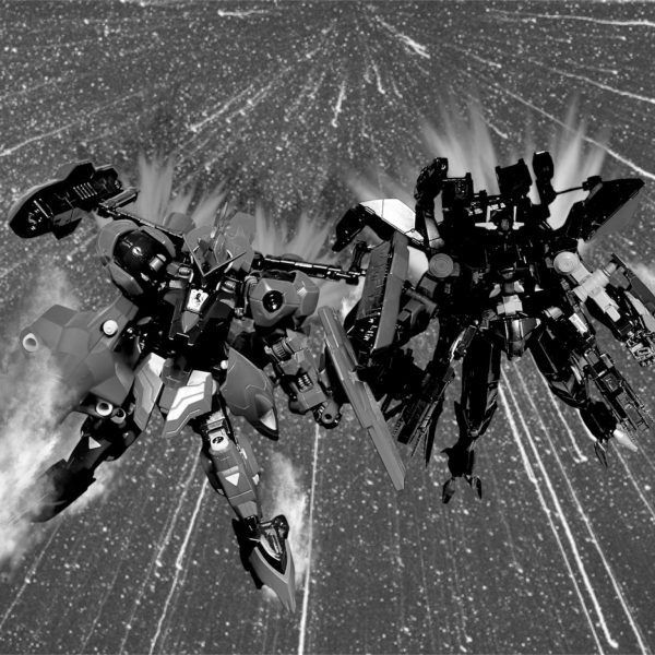 無人機達の脅威は、ギャラルホルンの2機のガンダムと人々の反撃で終わった・・・・はずだった。だが、外部に流出した無人機製造技術による無人機の乱発。やがて人の制御から離れ、自然発生しまつ。人々は災害と化した無人機のスタンピードに、各陣営は戦力強化の一環として既存の機体をベースにした上位機種の開発を敢行。今、鉄血世界の真のサバイバルが始まった・・・（2枚目）