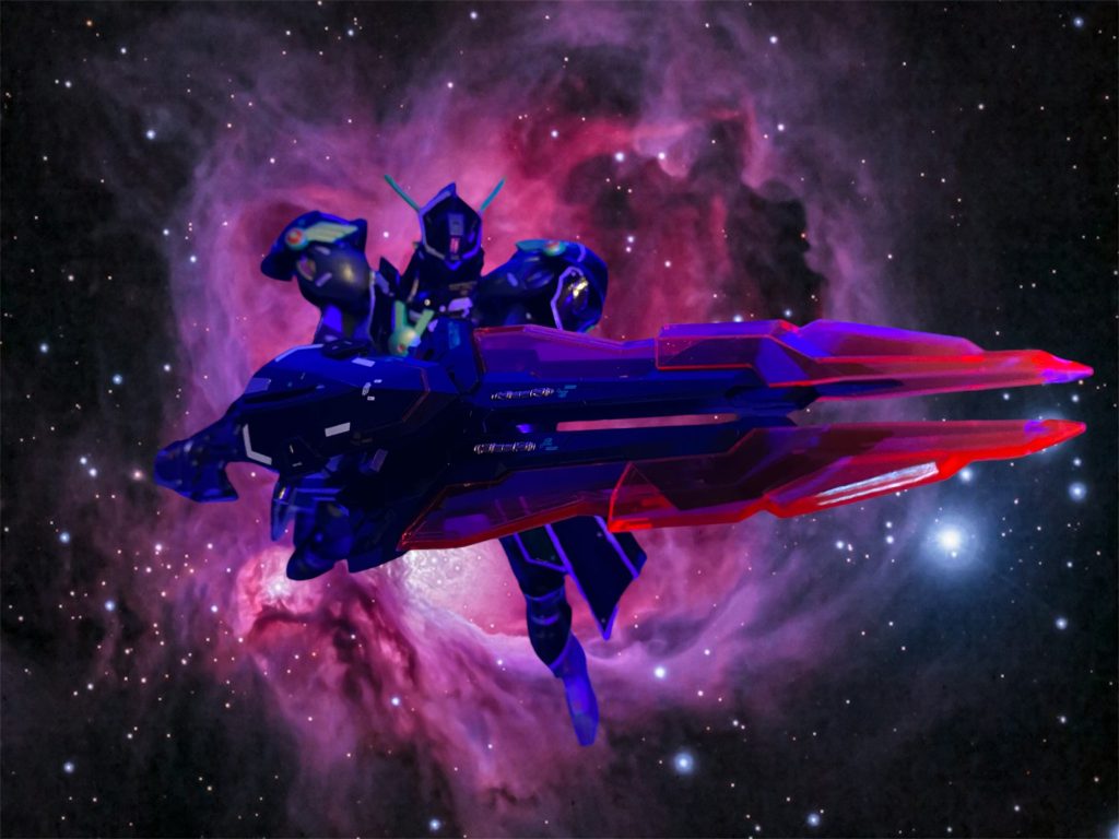 両者の力は見事なまでのバランスを保って均衡していた。&nbsp;「メガビットライフルで決める！スレッタを助け出すんだ！！」&nbsp;エスカッシャンたちがローゼッテのライフルに合体を始めると、ミカエリス・ノームのガンビットたちも集合し一つの巨大なビームソードに姿を変えた。&nbsp;「必殺ノ一撃カ。斬リ伏セテクレヨウ！！」&nbsp;&nbsp;闘いは…次の一撃で決まる！！&nbsp;観客の誰もがその思いで舞踏のゆくえに目を奪われていたときだった。