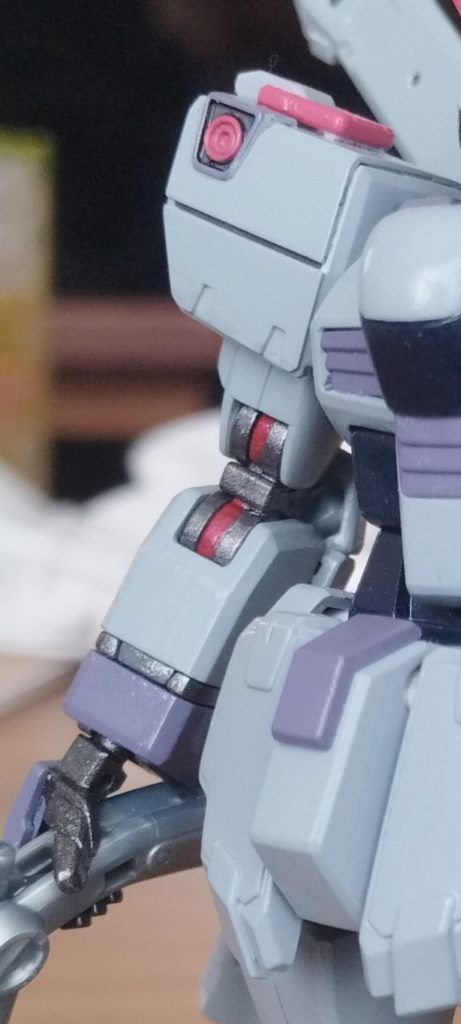 この関節の配色お気に入り(⁠&nbsp;⁠◜⁠‿⁠◝⁠&nbsp;⁠)⁠♡ちなみにクリアランスを怠ったためビームシールドなど展開できません…できるけど塗装が剥げる(⁠´⁠；⁠ω⁠；⁠｀⁠)