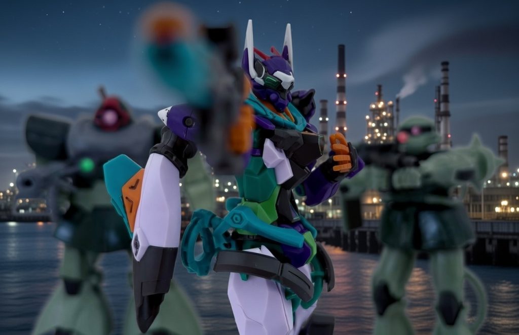 背後のジオンマフィアも武器を構える。