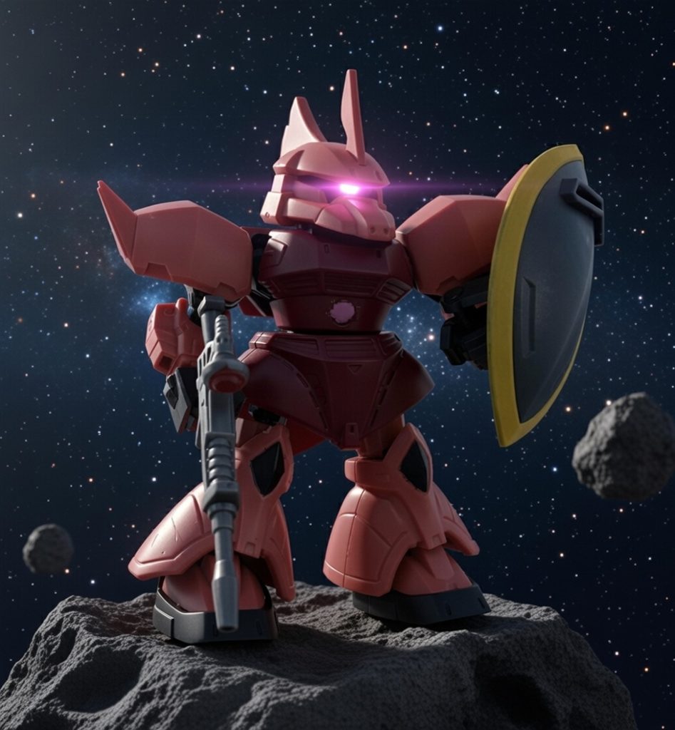 別のアングルから。