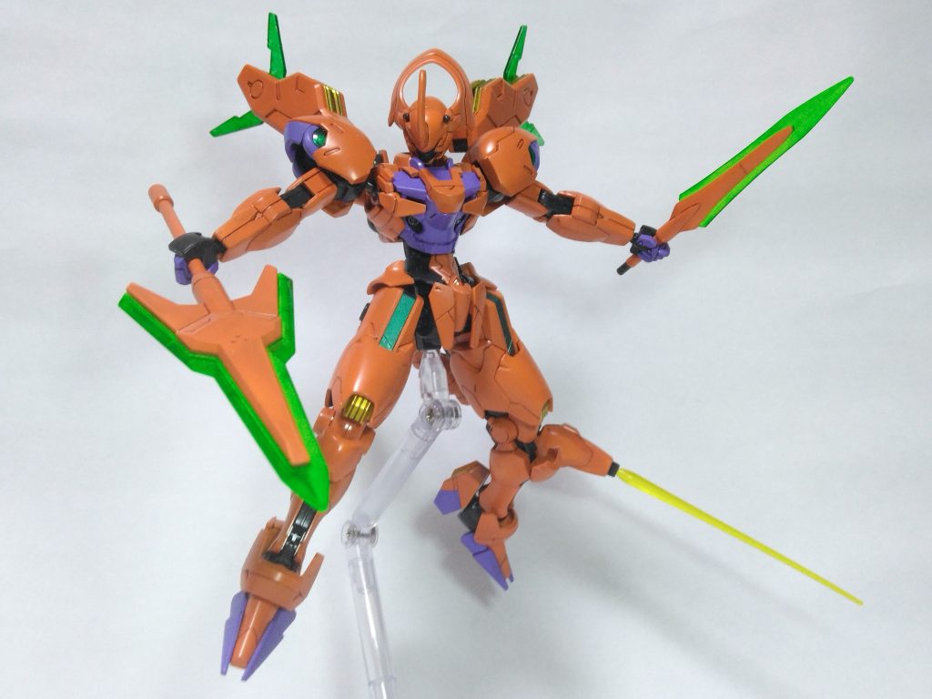 槍分割＆尻尾ビームサーベルで三刀流