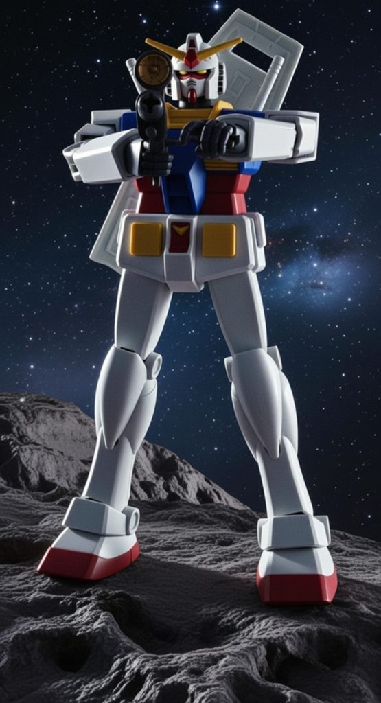 ビームライフル②。ハンドパーツと武器はロボット魂のものを共用できる優れもの♪