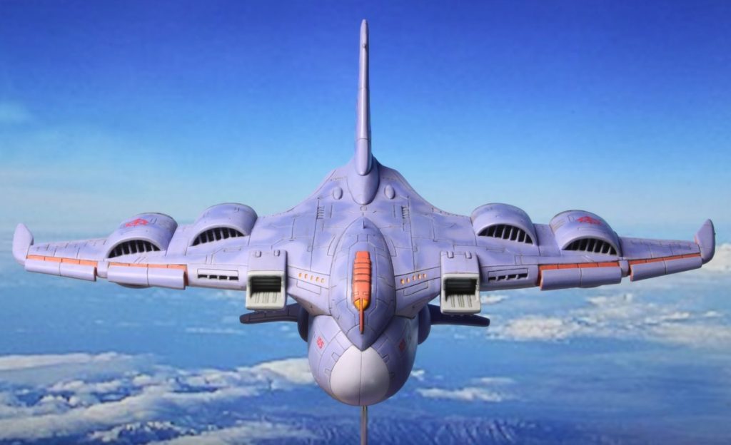 1/1200 ガウ攻撃空母 THE ORIGIN–2枚目/制作者：ベンジャミン小松