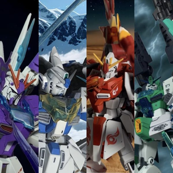 皆様 今年もよろしくお願い申し上げます！・EXPO2025 1/144 RX-78F00/E ガンダム (EX-001 グラスフェザー装備)・HG 1/144 ナラティブガンダム A装備・HG メカニクス 1/550 RX-78GP03 デンドロビウム・オプションパーツセット ガンプラ 05&nbsp;・麒麟丸・カスタマイズウェポンズ(エネルギー武装)・メタモルフォーゼユニット エクスアーマー ホワイトイーグル・メガミデバイス アリス・ギア・アイギス Expansion 高幡 のどかのミキシングです。方向性が定りません😭設定、カラーリングはまだ未定です。コレが完成したら五大神刀を予定してます🙇付録でSEIRYUU、BYAKKO、SUZAKU、GENBUの画像を並べて編集してみました（5枚目）