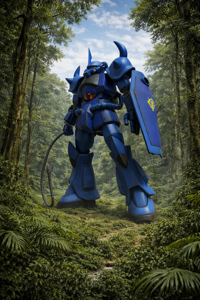 おまけ画像ジャブロー降下作戦に参加した、他パイロットのグフです。凄い時代になったもんですね...以上、FILOワールドでした🙇‍♀️