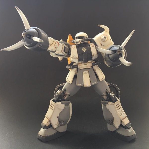 HGUCザクマリナーを中心としたミキシングビルド