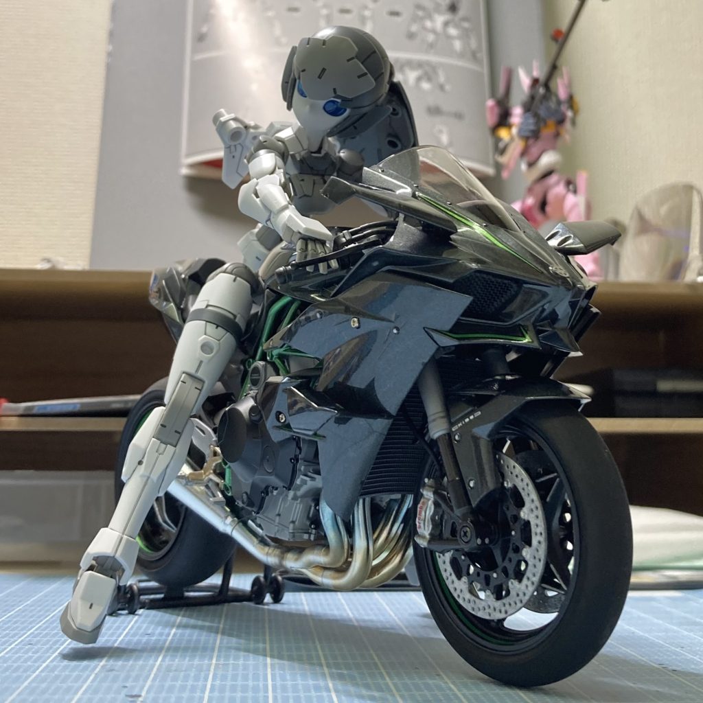 タミヤの1/12シリーズにジャストフィットするアチェルビー♪