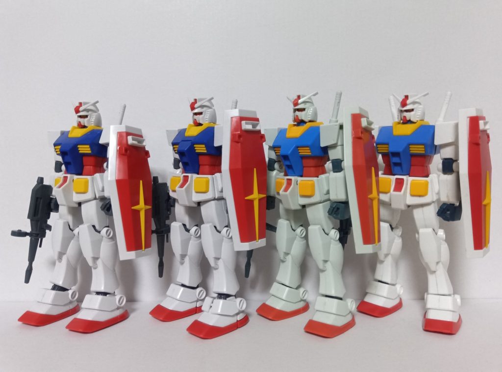今週やっとRGガンダム2.0と白いガンダムが買えたので–3枚目/制作者：APR02