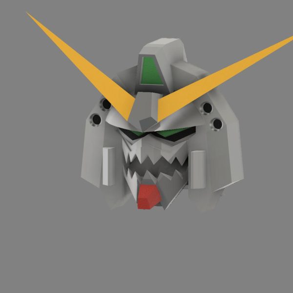 正月ですが、遠出も出来ずヒマなのでずっとアタマとウデのモデリングしながら、肩からウデにかけて印刷してます。アタマはシャイニングガンダムを流用するか悩みましたが、結局モデリングに逃げました😅ウデは1/60の何かのジャンクをベースに印刷した部品被せて、関節作る手間を省きます。（2枚目）