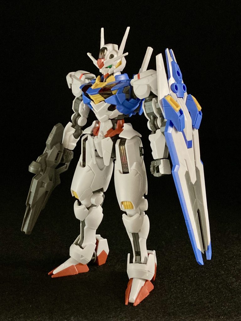 以上、HGエアリアル素組みでした。ご覧いただきありがとうございました。