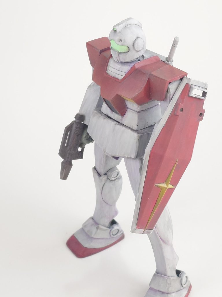 俯瞰から今回はチッピングは控えめに